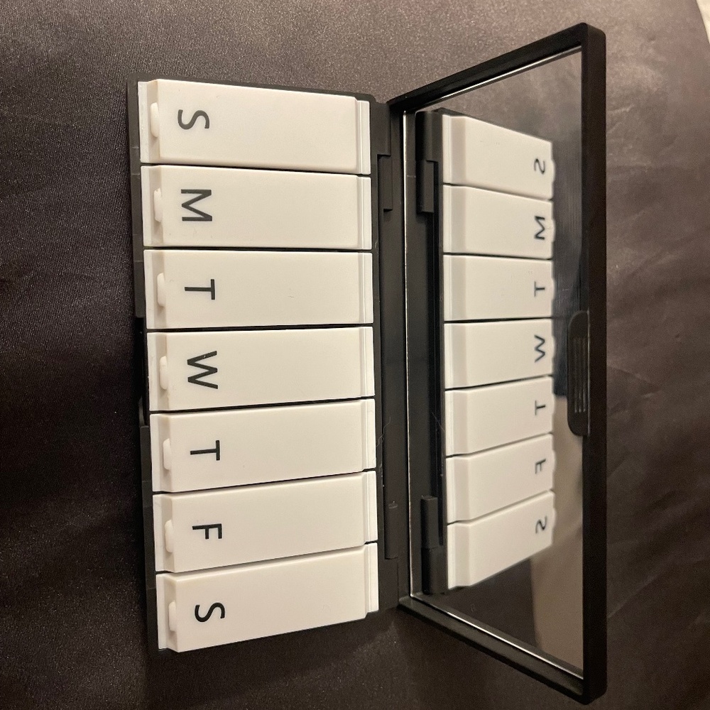 Port and Polish Pill Case with Mirror